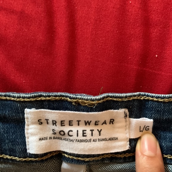 Skirt denim,size L, blue - Picture 2 of 5